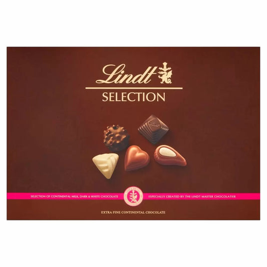 1 X LINDT SELECTION EXTRA FINE CONTINENTAL CHOCOLATE 427G